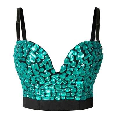Grøn Snøre Corset Top